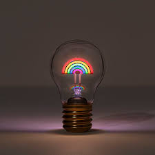 Rechargeable Cordless Magic Rainbow Light Bulb | Uncommon Goods