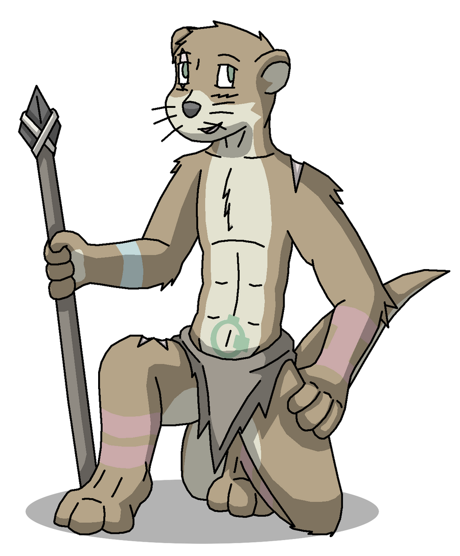 tribal_otter_by_weazel75-d5if6z7.png